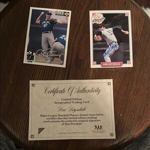 Limited Edition Autographed Trading Cards